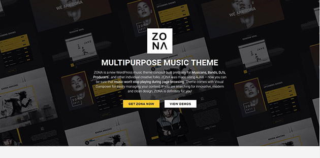 Zona - Multipurpose Music Theme