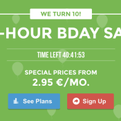 SiteGround Celebrate 10 Years with 48 Hour Birthday Sale