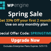 Special Two Month Spring Savings from WP Engine