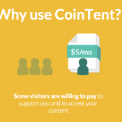 CoinTent - An Easy Way to Paywall Quality Content