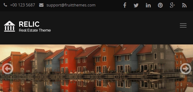 Relic: Free Housing and Real Estate WordPress Theme