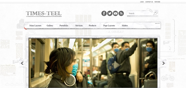 Times Teel: Clean News WordPress Theme