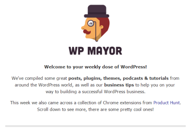Your Weekly Dose of WordPress