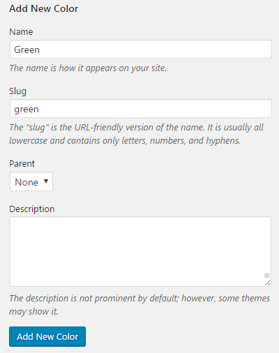 adding term to an attribute