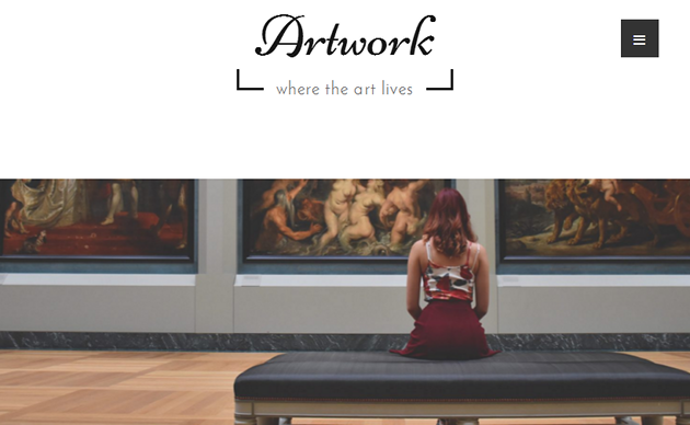 Artwork WordPress Theme