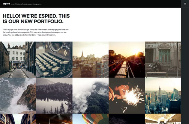 Espied WordPress Theme
