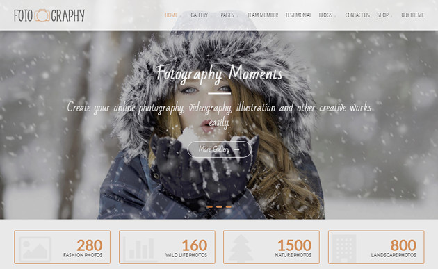 Fotography WordPress Theme