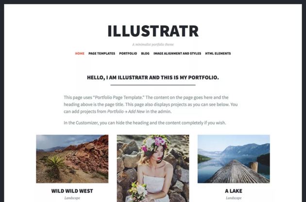 Illustratr WordPress Theme