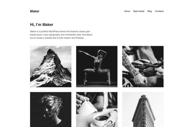 Maker WordPress Theme