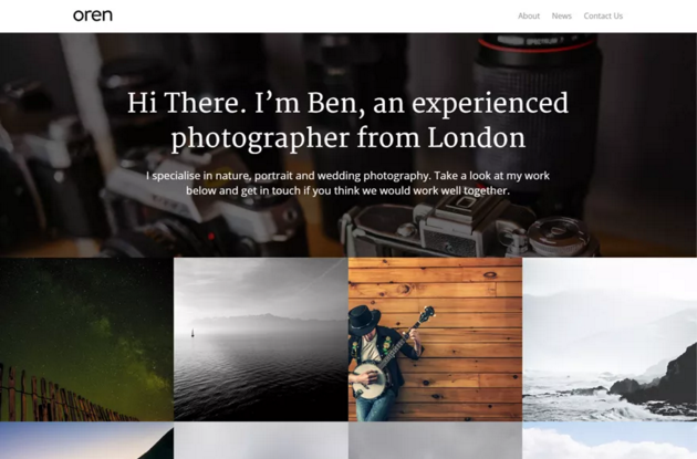 Oren WordPress Theme