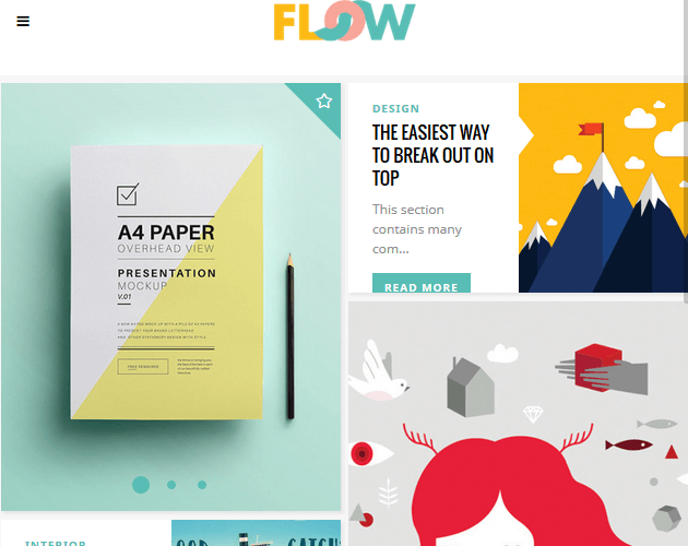 Flow - WordPress Animation Themes