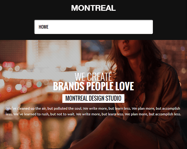 Montreal - WordPress Animation Themes