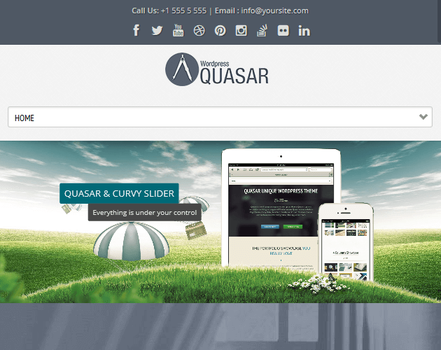 Quasar - WordPress Animation Themes