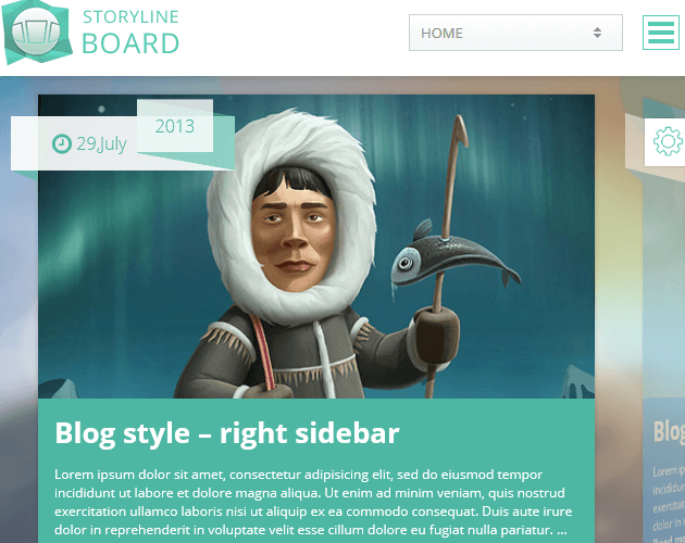 Storyline Board - WordPress Animation Themes