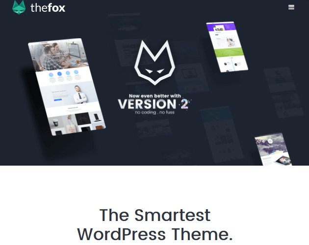 TheFox - WordPress Animation Themes