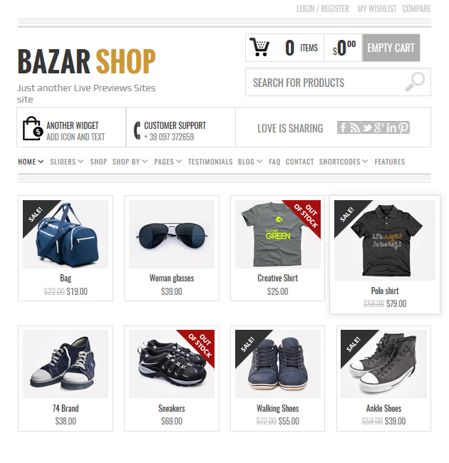 Bazar Shop - eCommerce WordPress Themes