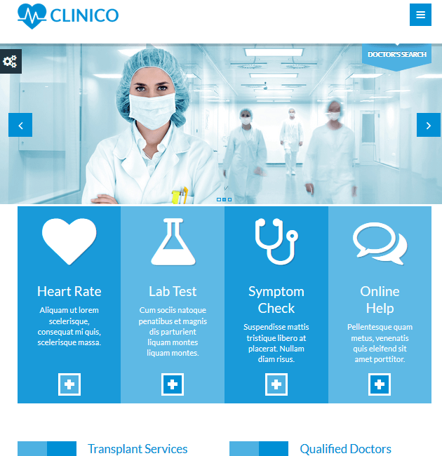 Clinico - WordPress Doctor Themes