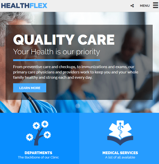 HEALTHFLEX - WordPress Doctor Themes