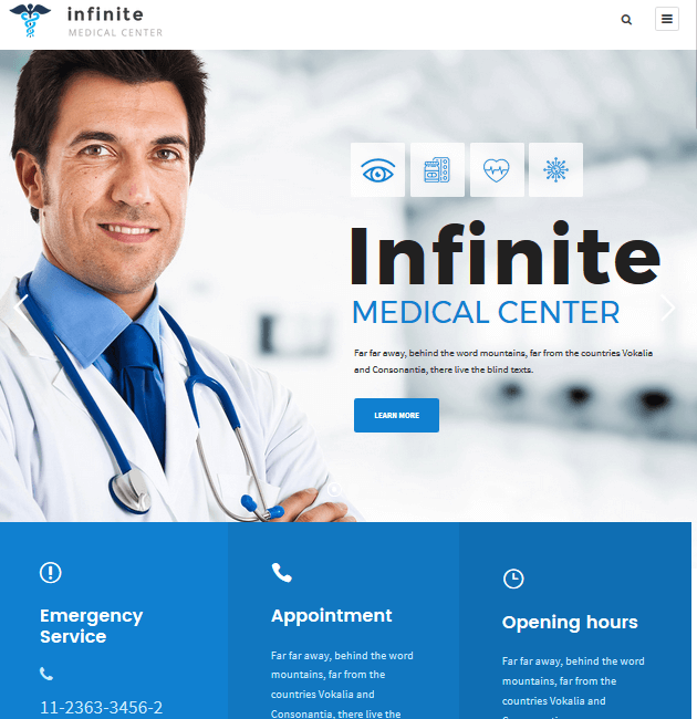 Infinite - WordPress Doctor Themes