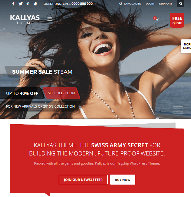 KALLYAS - eCommerce WordPress Themes