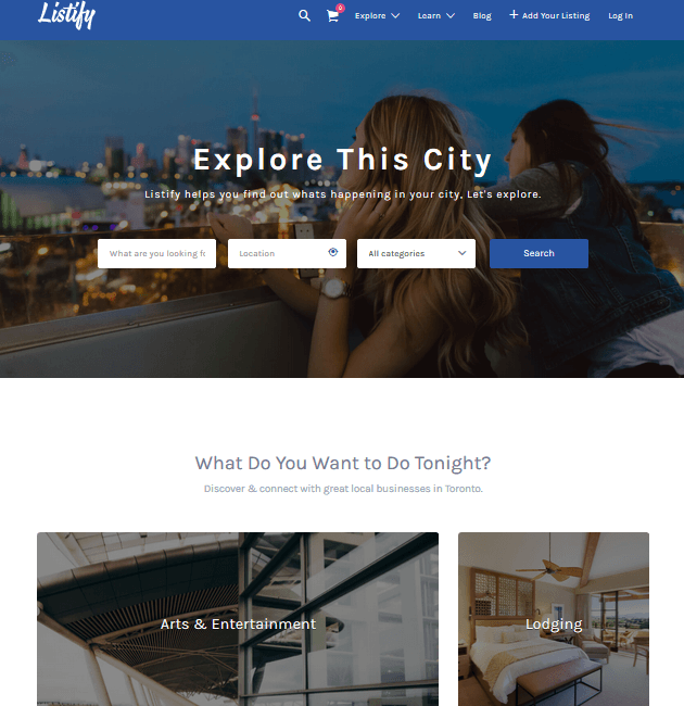 Listify - Ad-Space WordPress Themes