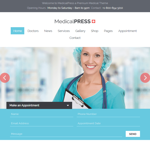 MedicalPress - WordPress Doctor Themes
