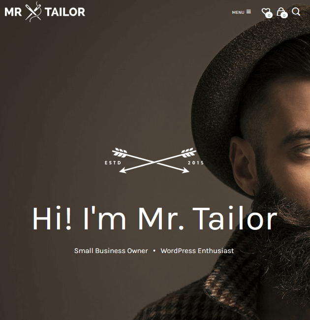 Mr. Tailor - eCommerce WordPress Themes