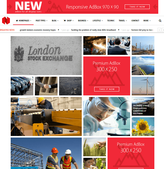 Newspeak - Ad-Space WordPress Themes