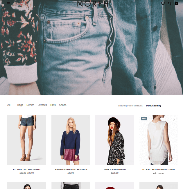 North - eCommerce WordPress Themes
