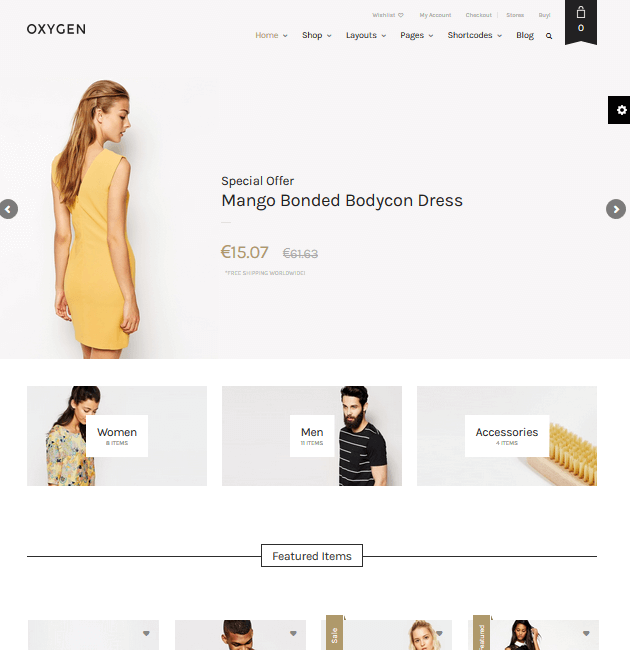 Oxygen - eCommerce WordPress Themes