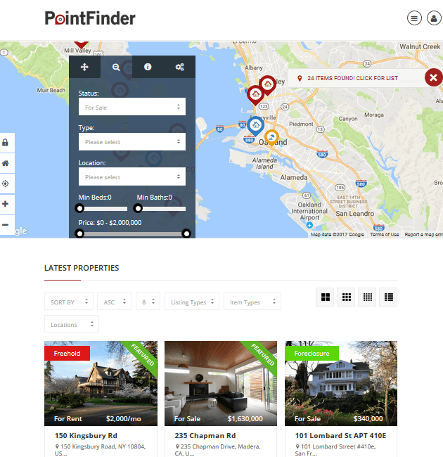 Point Finder - Ad-Space WordPress Themes