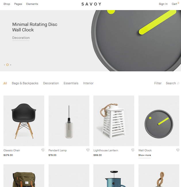 Savoy - eCommerce WordPress Themes