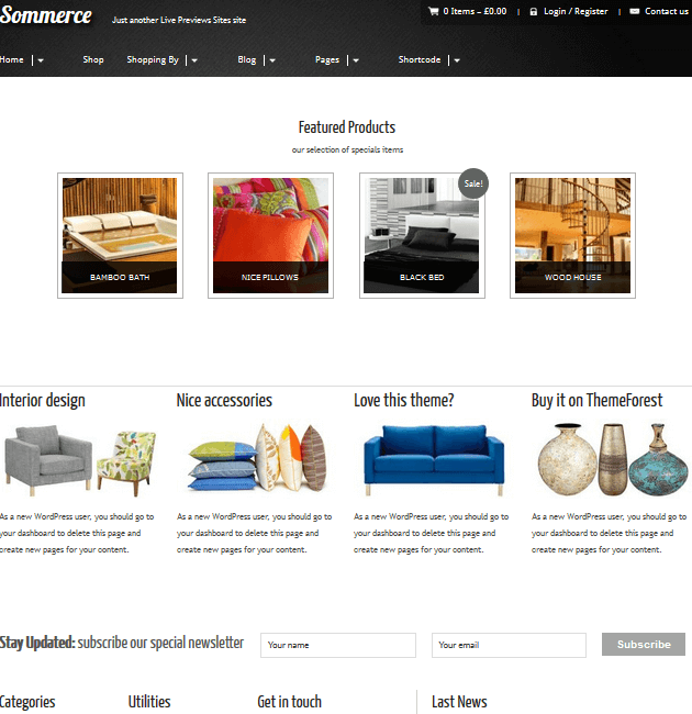 Sommerce Shop - eCommerce WordPress Themes