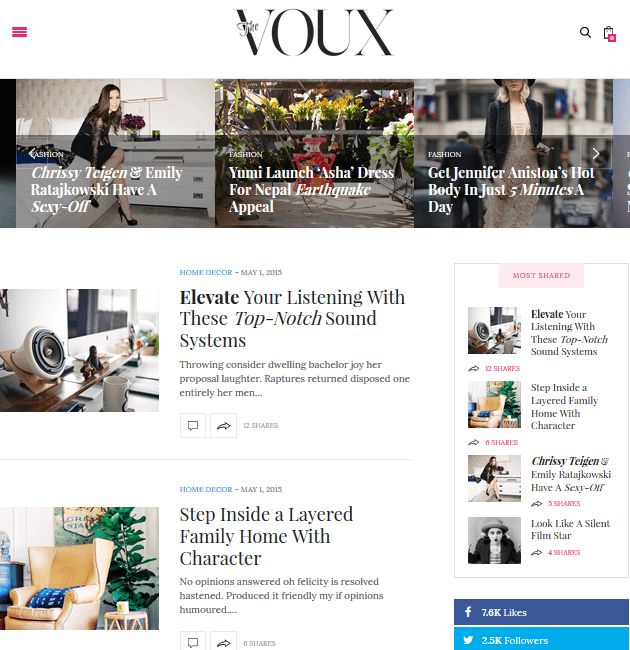 The Voux - Ad-Space WordPress Themes