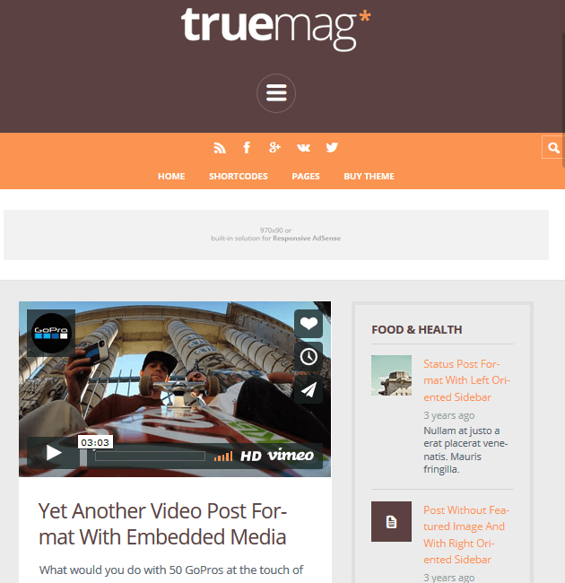 TrueMag - Ad-Space WordPress Themes