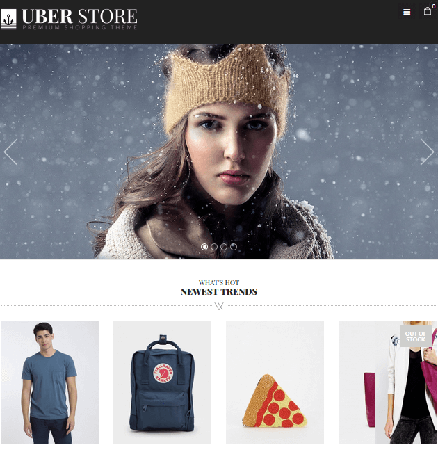UberStore - eCommerce WordPress Themes