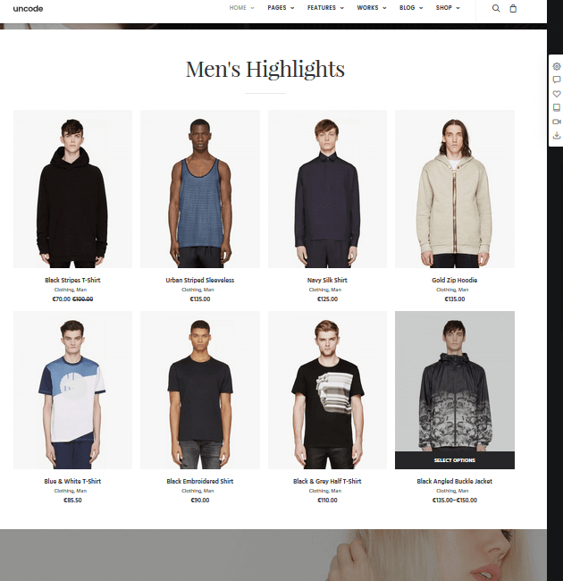 Uncode - eCommerce WordPress Themes