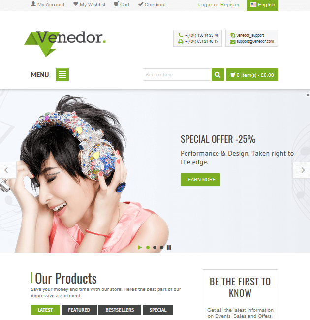 Venedor - eCommerce WordPress Themes