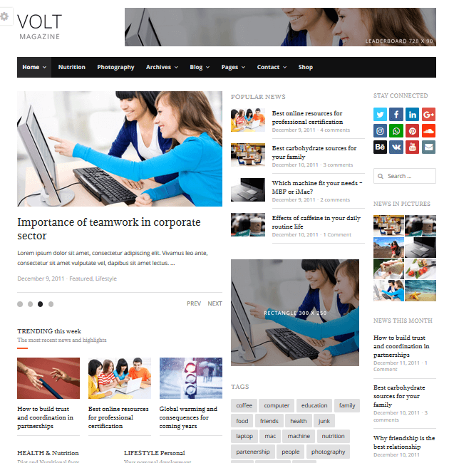 Volt - Ad-Space WordPress Themes