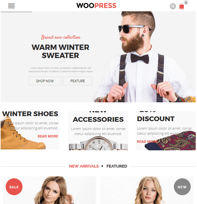 WooPress - eCommerce WordPress Themes