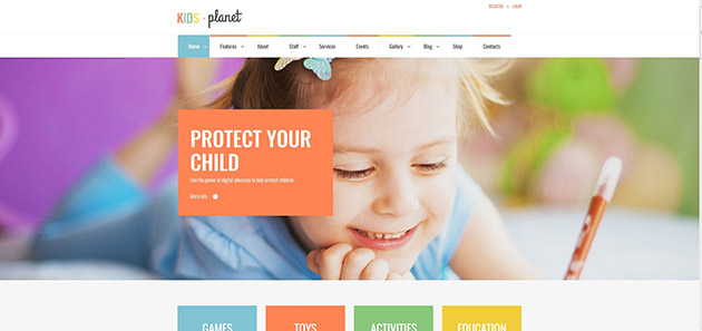 Kids Planet - Multipurpose Children WP Theme