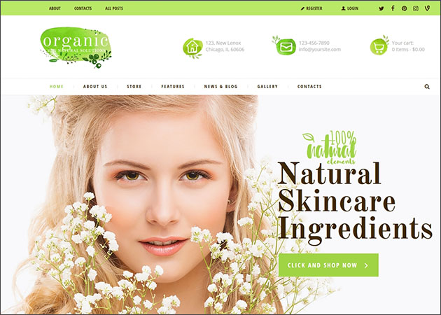 Organic Beauty Store & Natural Cosmetics
