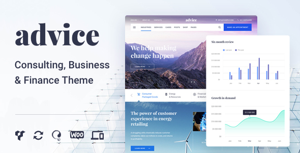 Advice - Consulting & Business WordPress Theme
