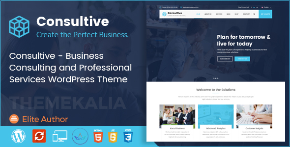 Consultive - Business Consulting and Professional Services WordPress Theme