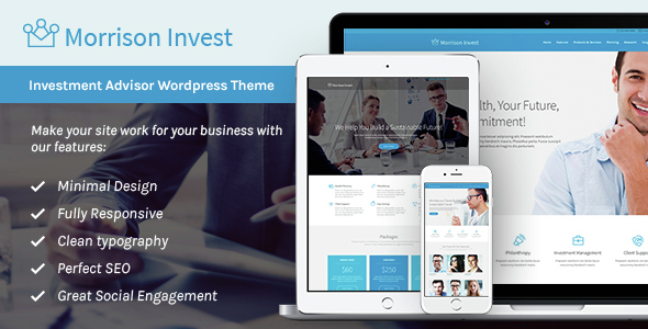 Investments, Business & Financial Advisor WP Theme