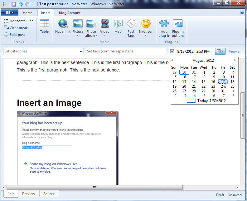 How to Use WIndows Live Writer